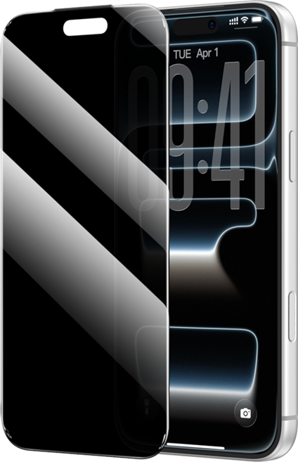 사생활보호 휴대폰 액정보호필름 슈퍼강력 강화유리 360도, 2개