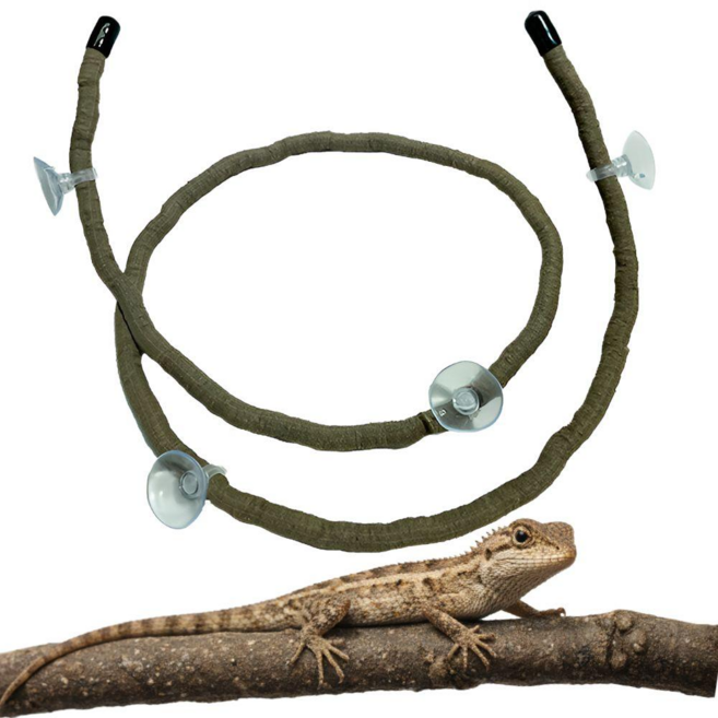 발렌타 도마뱀구조물 도마뱀사육장 꾸미기 백업 용품, 1개, 등나무색