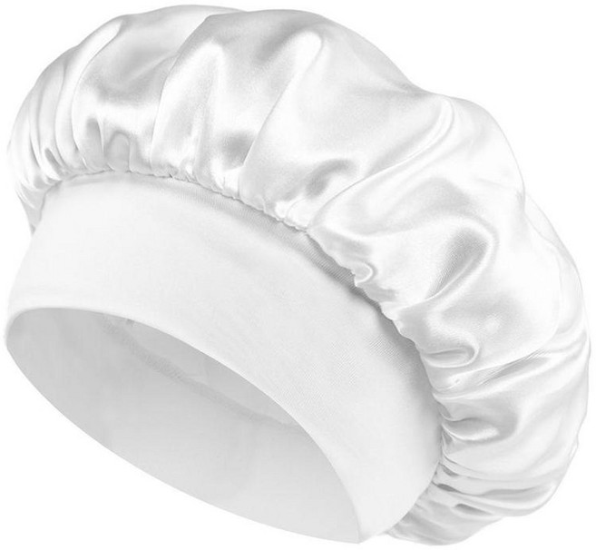 無品牌 女士時尚緞面睡帽 月子護髮帽