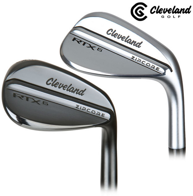 (던롭/클리브랜드정품) 2023년 RTX 6 ZIPCORE 웨지, (블랙사틴) DG S200 56도(MID)