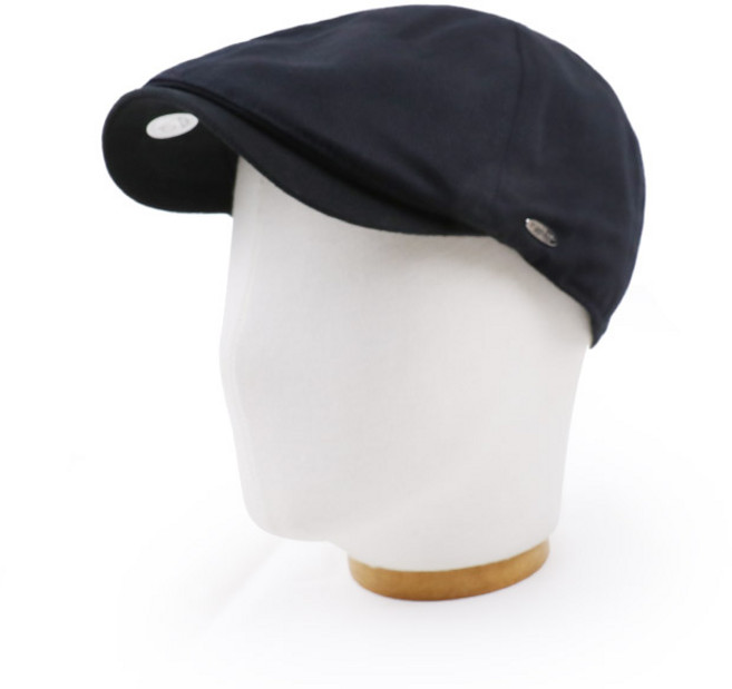 베이직엠 중년 남성 베레모 여름 헌팅캡 린넨 브룩 사이드