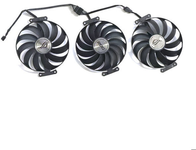 ASUS ROG Strix GeForce 비디오 카드 선풍기 그래픽 카드 교체 선풍기 RTX 3080 3070 3090 3060Ti 3070Ti 3080Ti RX 6700 6800, [01] 1FAN  4PIN
