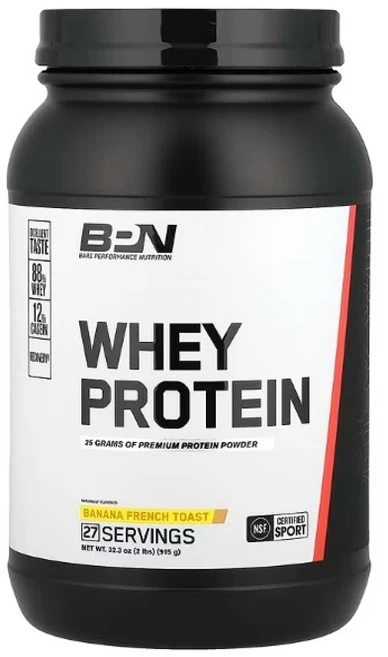 베어 퍼포먼스 뉴트리션 BPN 웨이 프로틴 유청 단백질 바나나 프렌치 토스트 915g (2lb), 1개 - 쿠팡