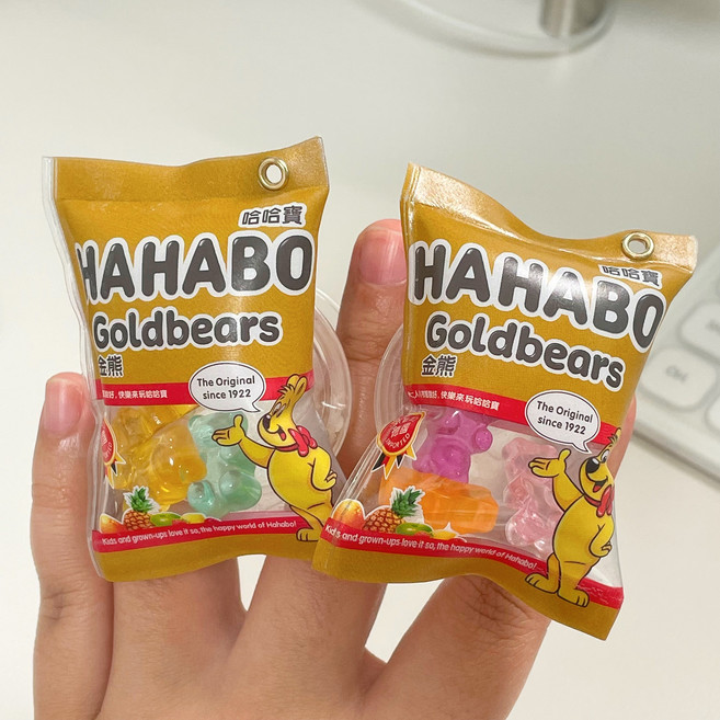 오필스타일 하리보 그립 톡홀더 핸드폰 곰돌이 아이폰 스마트톡, 젤리곰, 1개, 하리보그립 톡홀더