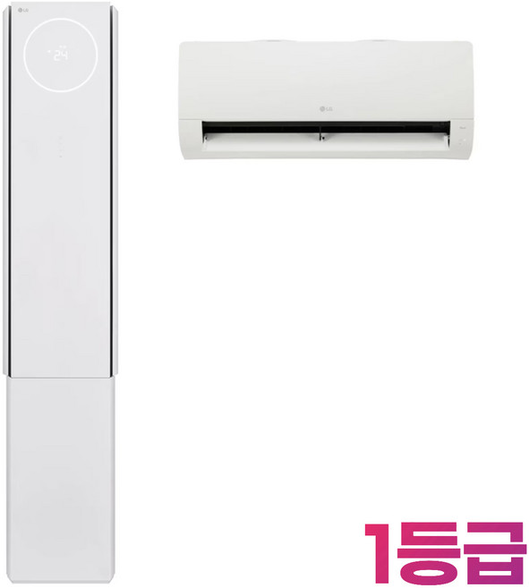 18+6평형 1등급/ FQ18GV3EE2/ LG 휘센 AI 오브제컬렉션 뷰I 에어컨 2in1 3시리즈 가정용 멀티형 에어컨/ 실외기포함 2026년형/, 매립배관형, FQ18GV3EE2