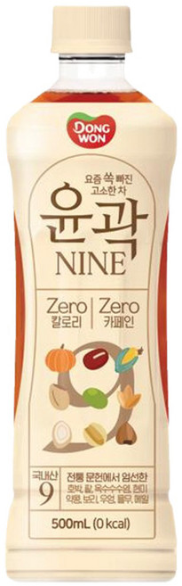 동원 윤곽 NINE 차 제로, 24개, 500ml
