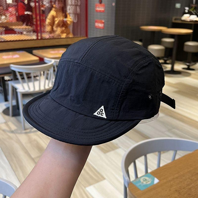ACG 復古速乾短帽簷五片式棒球帽 春夏季街頭男女通用鴨舌帽