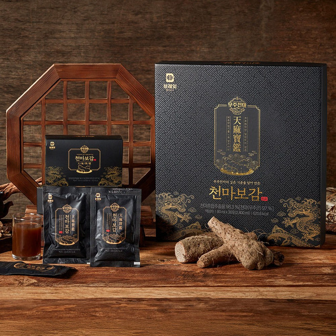 국산 천마보감 무주천마 천마즙 함량 98.3% 쇼핑백포함 천마차 [원산지:국산(전라북도 무주군)] 추석선물세트 한가위 설날선물세트 명절선물세트 부모님 효도, 1박스, 80ml