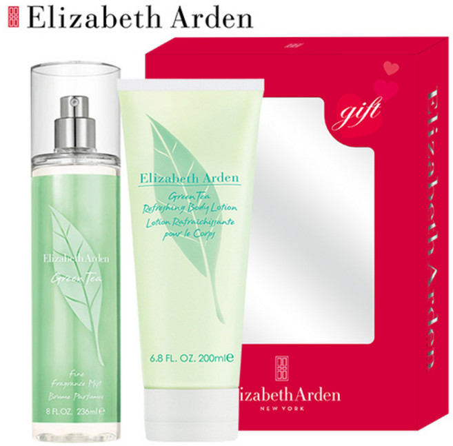 엘리자베스아덴 그린티 바디케어 2종세트(바디로션200ml+바디미스트236ml), 1세트