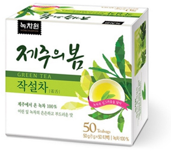 녹차원 제주의봄 작설차 티백, 1g, 50개입, 1개