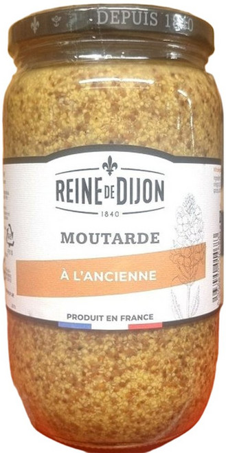 홀머스타드소스 르네 820g/머스터드/소스/업소용/머스타드/샐러드/겨자/드레싱/홀그레인/양념/샌드위치소스, 1개, 820g