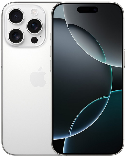 Apple 정품 아이폰 16 Pro 자급제, 화이트 티타늄, 128GB