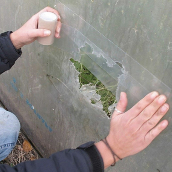 비닐하우스 보수테이프 강력 접착 방수 다용도 만능 텐트 천막 10cmx10m, 1개, 비닐하우스 보수 테이프10cmx10M