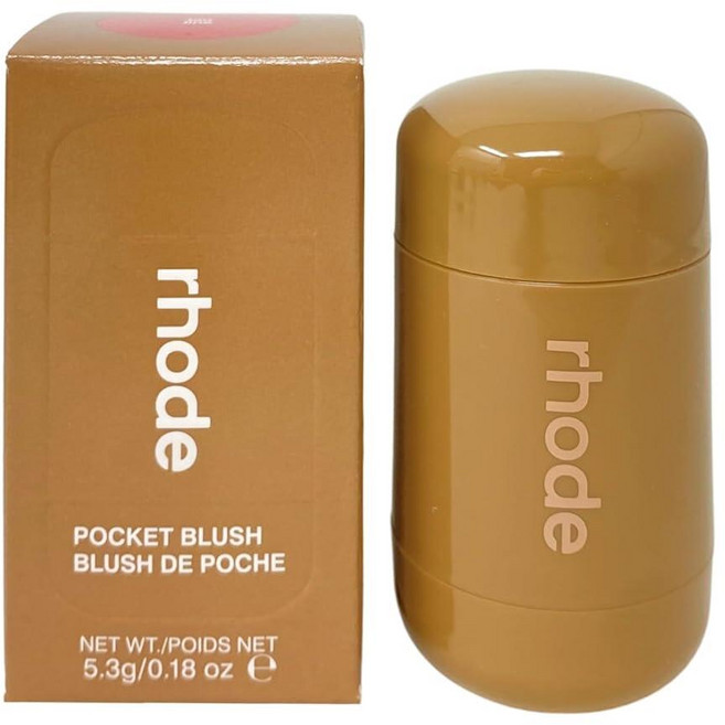 미국출고 평점4.5+ 170760 Rhode Pocket Blush 빌드블 하이드레이팅 크림 블러쉬 - 탠 라인 5.3g(0.18온스), 미국출고 평점4.5+ 170760 Rhode Pocke