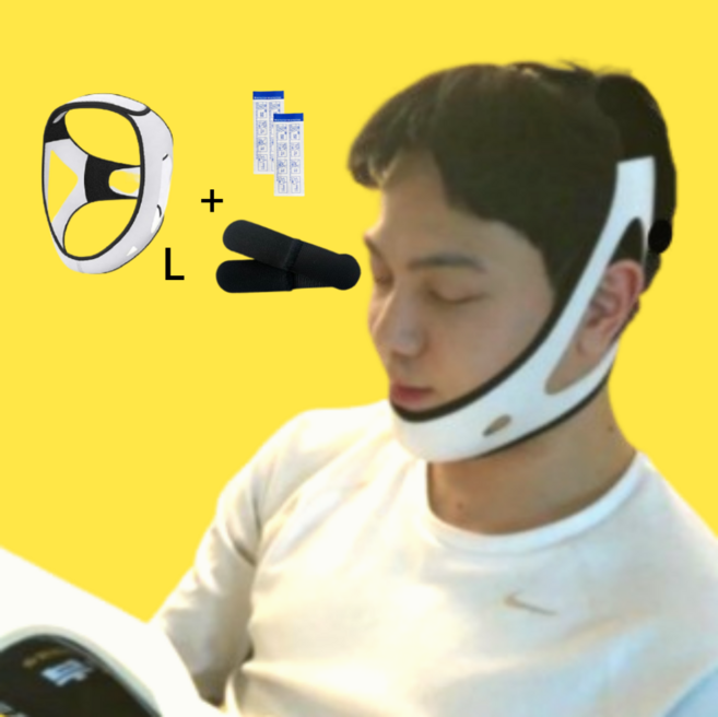 스몰빅몰 입벌림방지밴드 코 기구 턱 수면 입마개 마스크 밴드 테이프 스트랩, 1개, 만능밴드(라지)