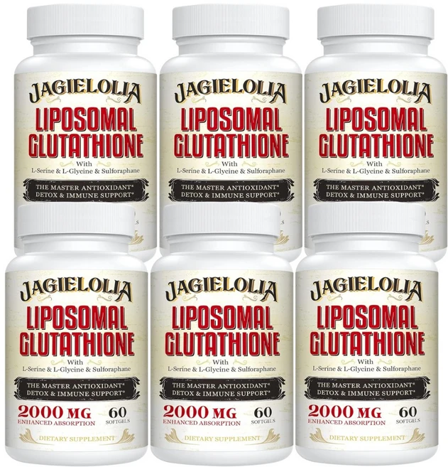 Jagielolia 리포조말 글루타치온 2000mg 60정 6팩, 6개 - 쿠팡