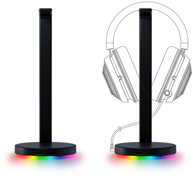 레이저코리아 베이스 스테이션 V2 크로마 헤드셋 거치대 Razer Base Station V2 Chroma