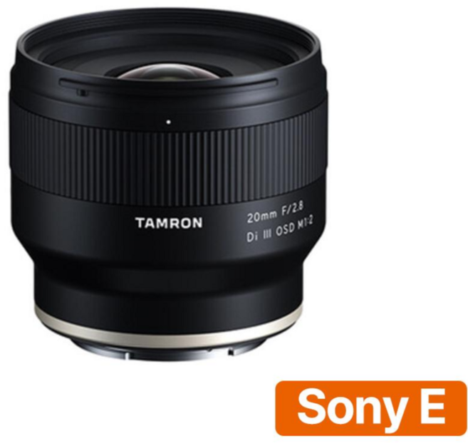 [지금사면 무상보증 3년] 탐론 20mm F/2.8 Di III OSD M1:2 F050 소니 FE마운트 렌즈