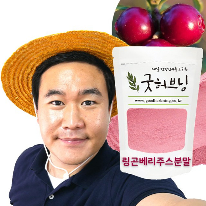 링곤베리 추출물 분말 가루 주스 퓨레 잼 효능 200g 굿허브닝, 1팩, 1개