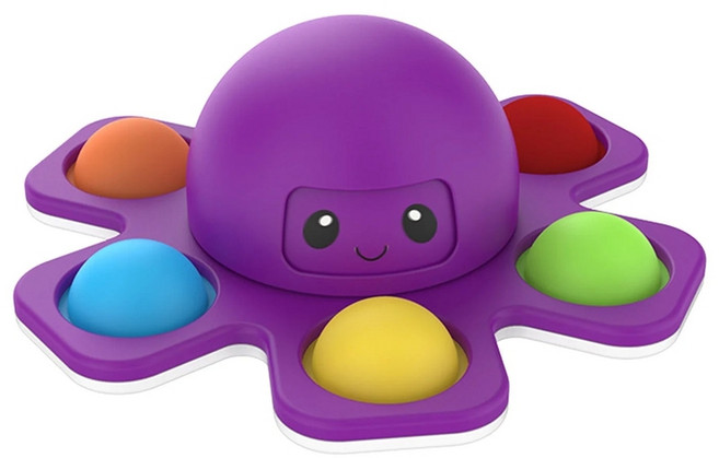 귀여운 피젯스피너 스트레스 해소 스피너 피젯 메탈 키덜트 R188 윈드윙 망치 실버, 퍼플플