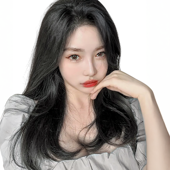 가발위드 스트레이트 숏 단발 붙임머리 프레쉬 무드 15cm 3피스 세트, 1개, 네츄럴블랙