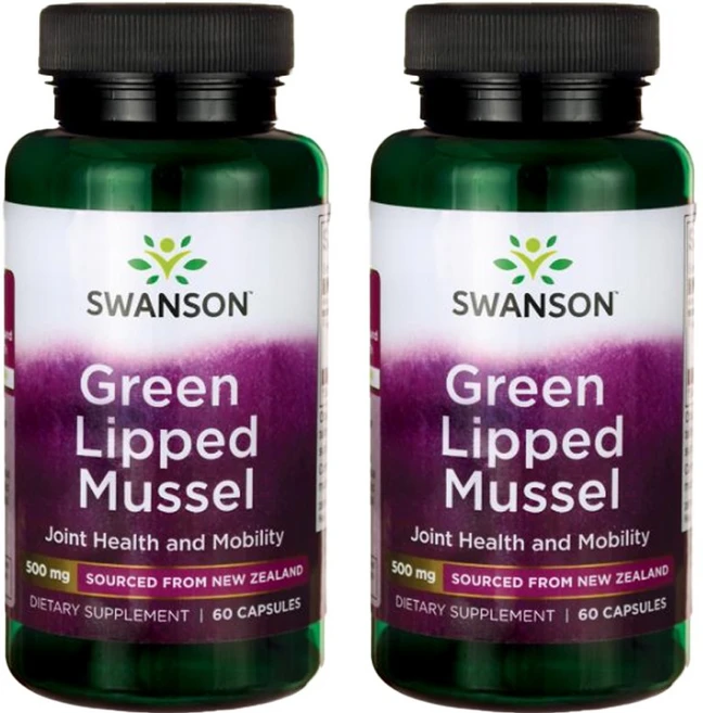스완슨 뉴질랜드 초록입홍합 500mg 캡슐, 60정, 2개 - 쿠팡