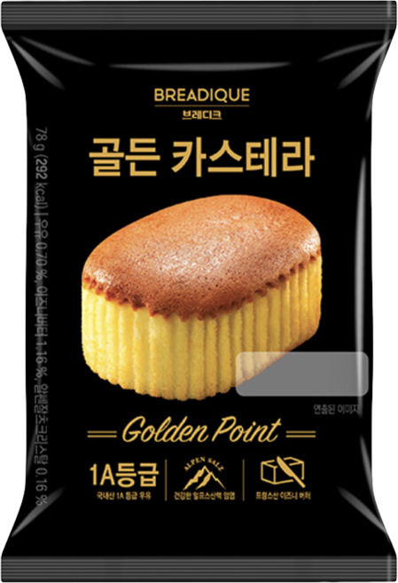 브레디크 골든카스테라, 10개, 78g