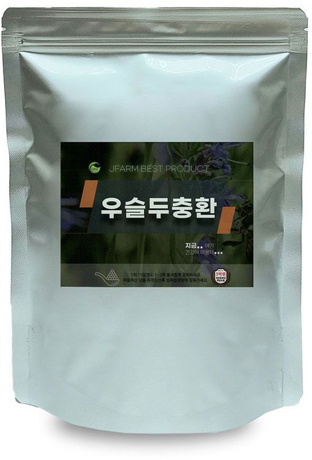 우슬 두충환 정든팜 500g 건강 우슬환 간편 두충 뿌리 선물용 분말형환 보충환 성환 식물 영양, 1개