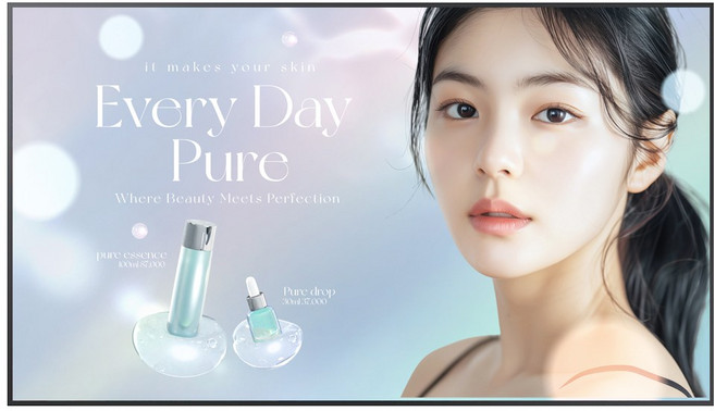 삼성 디지털 사이니지 163.9cm(65인치) 4K DID 광고 모니터 매장 홍보 광고 전자간판 300nit 65QET 메뉴판 LED 전광판, 단순배송상품, LH65QETELGCXKR