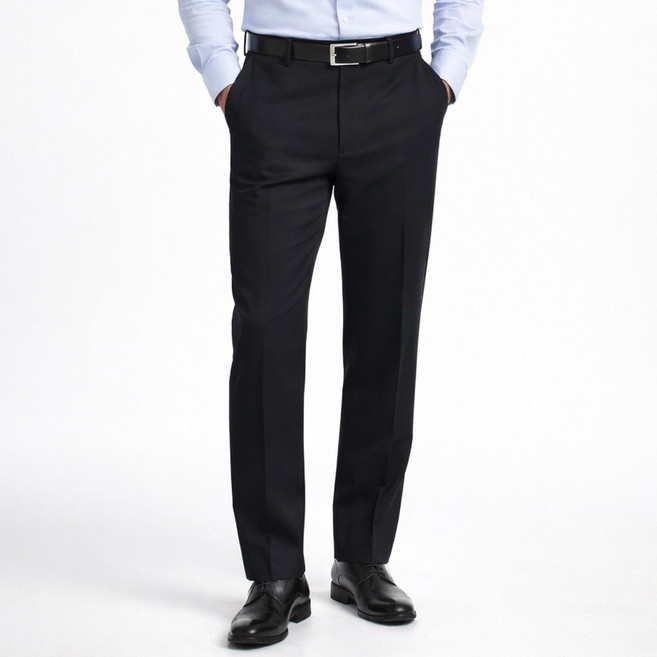 빅사이즈 30~42 봄 가을 남성 허리밴딩 노턱 스판 정장바지 신사바지 캐주얼바지