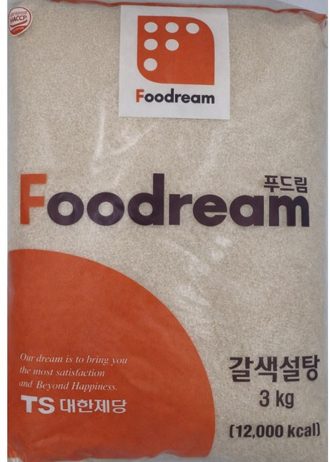 푸드림 갈색설탕, 1개, 3kg