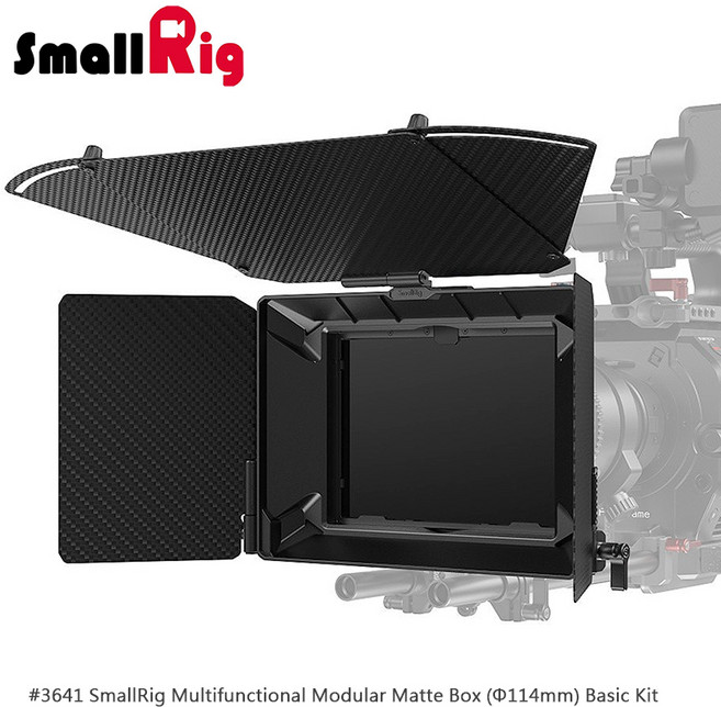 三重 SmallRig 3641 專業級 114mm 遮光斗 套組 碳纖維, 1個