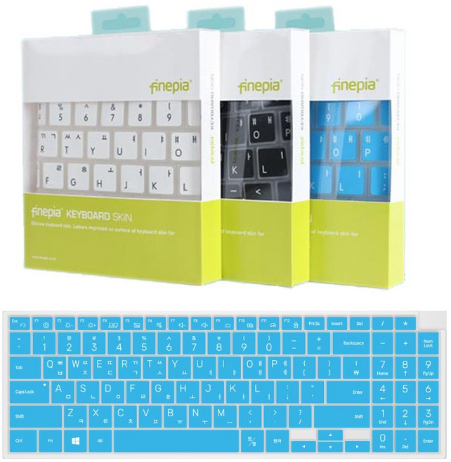 삼성 갤럭시북3 프로360 NT960QFG NT961QFG 키보드 자판인쇄 문자키스킨 16인치, 문자인쇄키스킨, A-Type(블루)-갤럭시북3 프로360 NT960Q, 1개