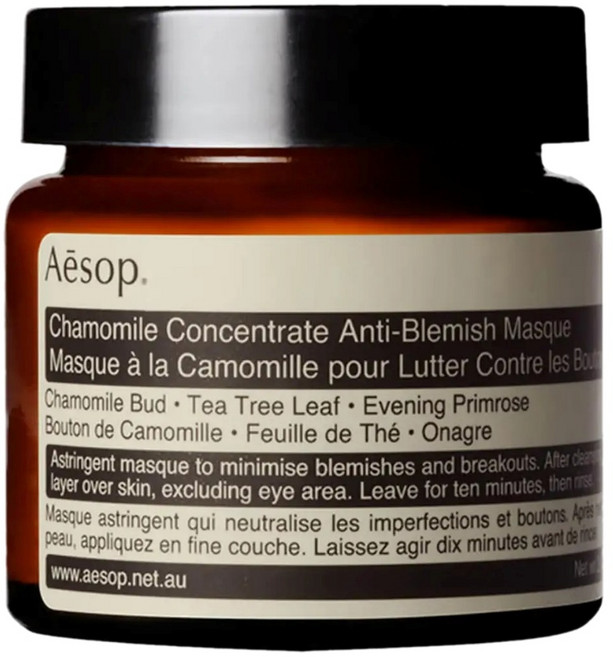 이솝 에이솝 카모마일 안티 블레미쉬 마스크 60ml Aesop Chamomile Concentrate Anti Blemish Masque, 1개입, 1개