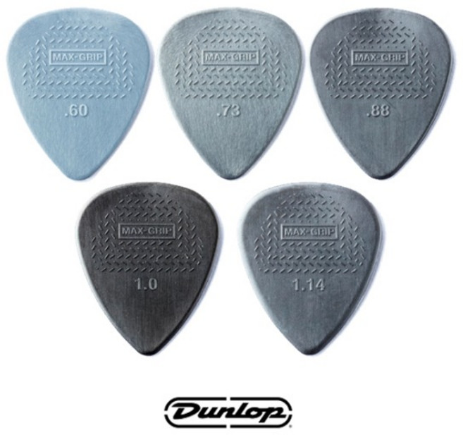 던롭 맥스그립 기타 피크 스탠다드 Dunlop pick, 1개