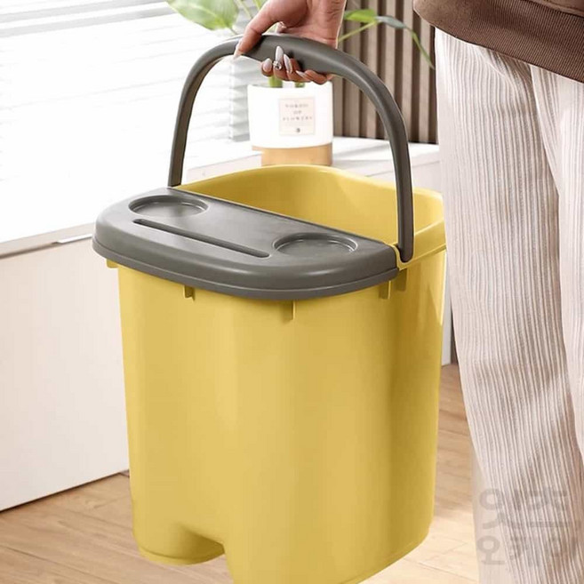 이동식 족욕기 휴대용 손잡이 홈케어 이동식 족탕기 발스파 피로, MR175 바알로스 족욕기, (소 핑크)