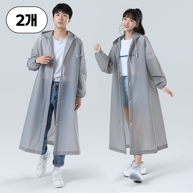 에버리즈 EVA 에바 2세대 고급형 다회용 레인코트 우비