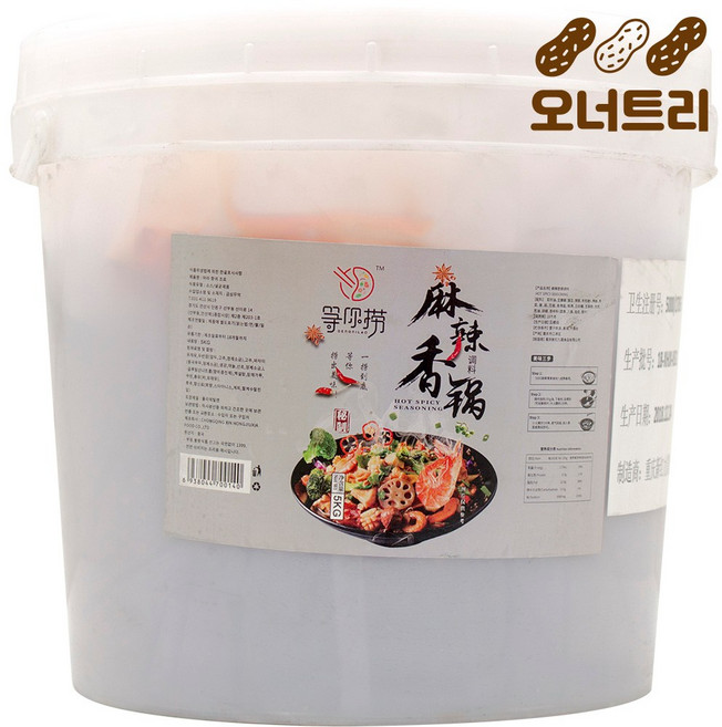 오너트리 등니노 마라샹궈 소스 5kg 마라상궈 마라향궈 대용량, 1통