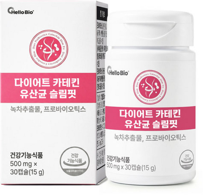다이어트 카테킨 유산균 슬림핏 1박스 30캡슐, 30정