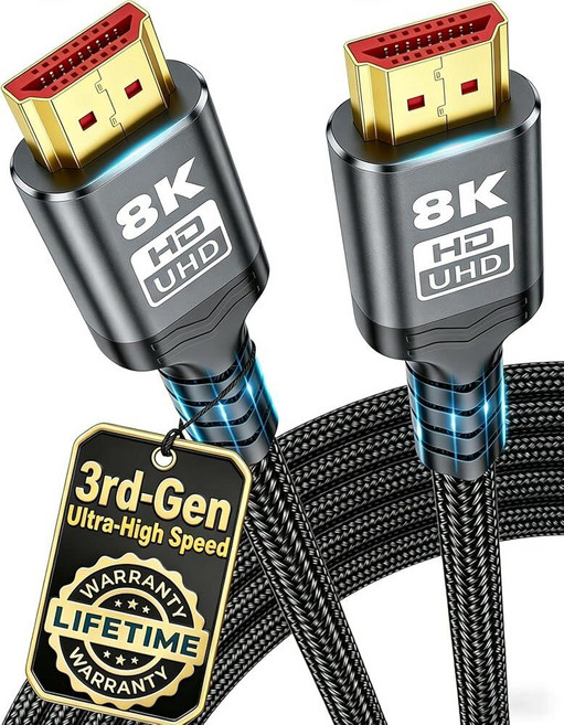 10K 8K HDMI 케이블 2.1 1.5피트 3.3피트 1.5m(3.3피트) 1.5m(5피트) 6.6피트 10피트 13피트 16피트 6피트 20피트 48Gbps 금 도금, 1.5Feet