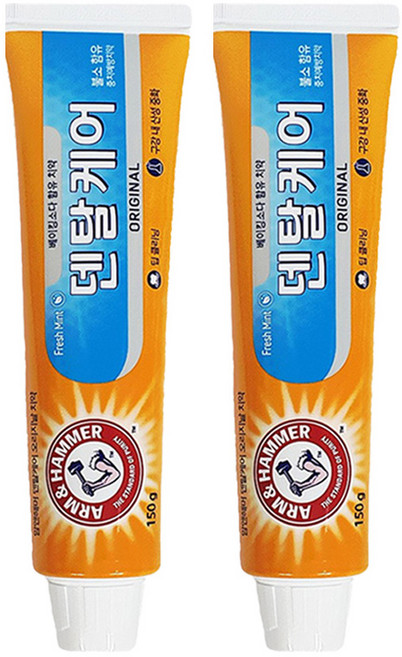 암앤해머 덴탈케어 오리지날 치약 150gx2, 150g, 2개