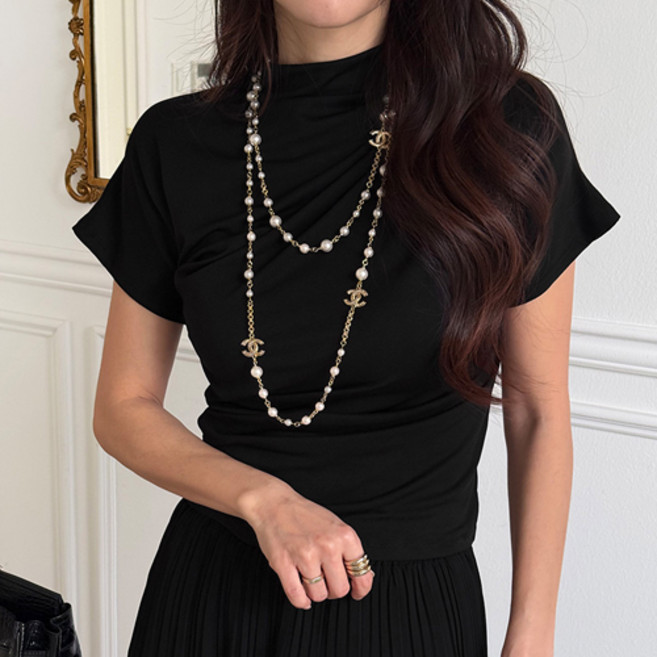 [난닝구]테호파 핀턱반목반팔티