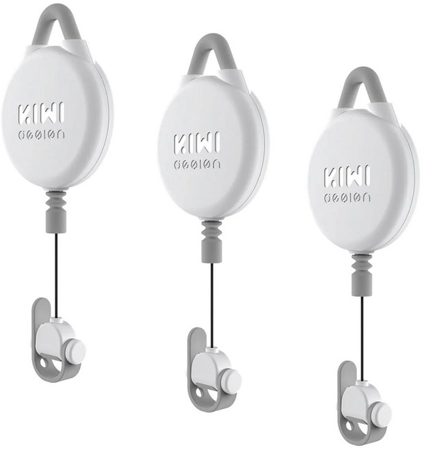 오큘러스 메타 퀘스트3 2 링크케이블 홀더 KIWI 저소음 와이어 시스템, 1개, 화이트3개입