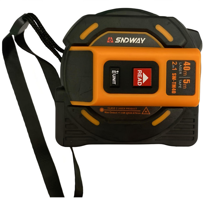 SNDWAY 雷射測距捲尺, 1個