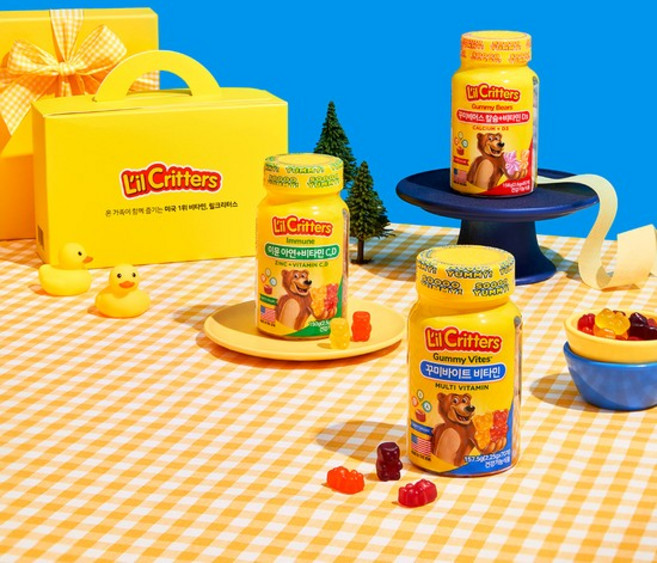 릴크리터스 꾸미바이트 젤리 영양제 3종 세트, 1세트