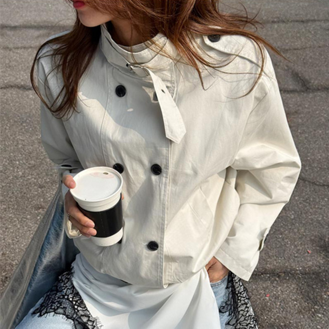 [난닝구]엔베핀 크롭버클자켓