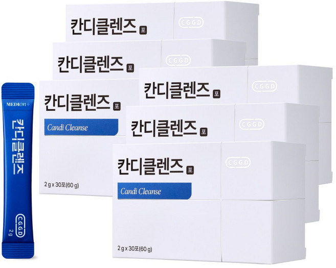 메디온 칸디클렌즈 30P 여성 칸디다 질염 이너케어 약국판매, 60g, 6박스