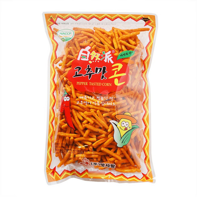 뱅크트리 김고소아 파래맛콘 고추맛콘 맛사랑 노래방 술집 안주, 5개, 500g