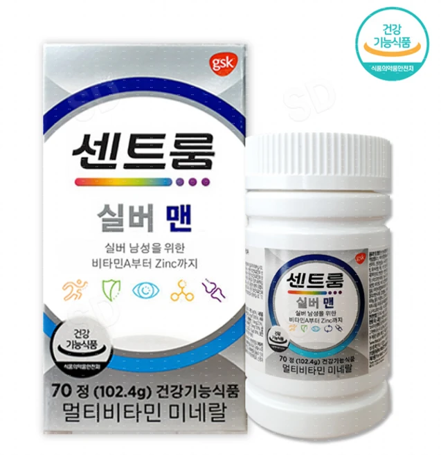 센트룸 포맨 우먼 실버 프로, 70정, 1개 - 쿠팡