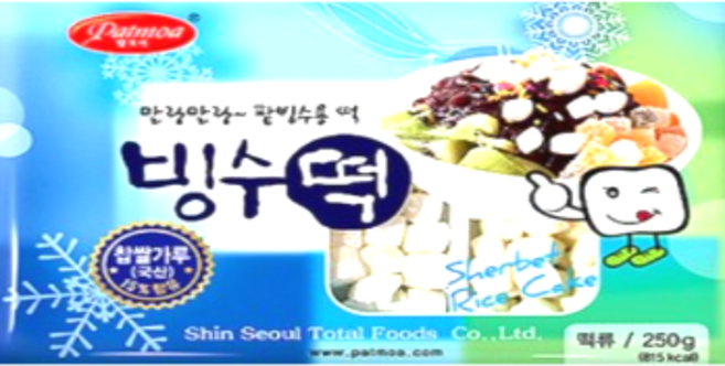 팥모아 빙수떡 빙수용 제과제빵용, 250g